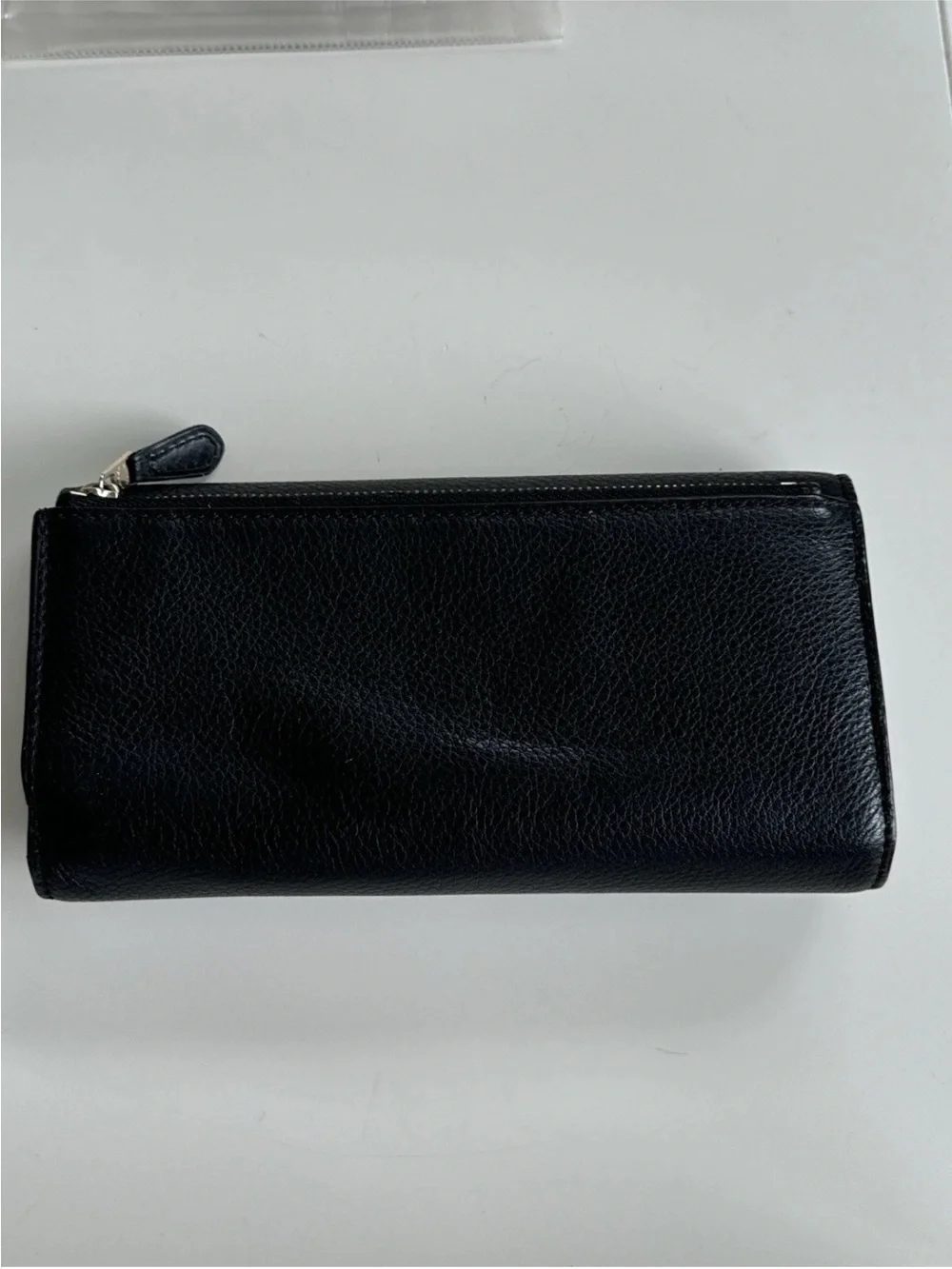 Coach Wallet And Check Book Black